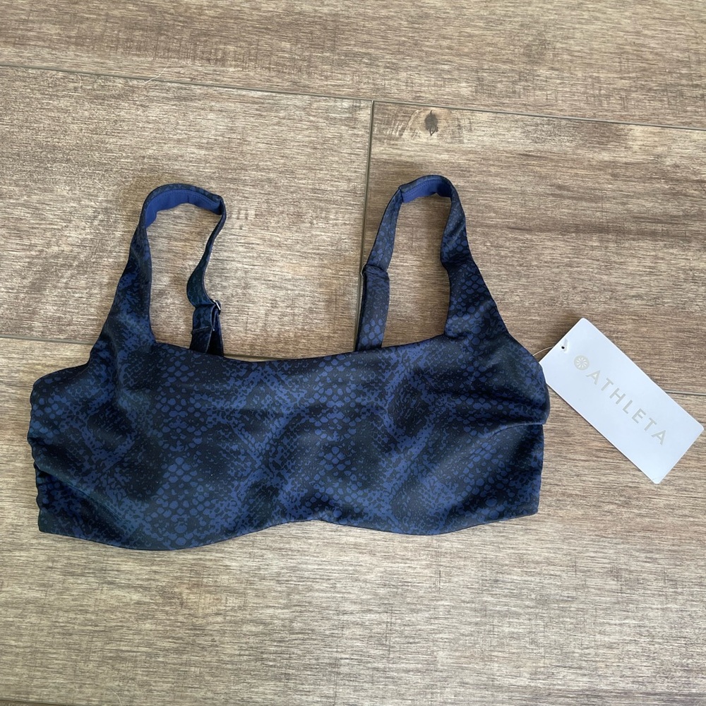 Athleta Snakeskin Bikini Top